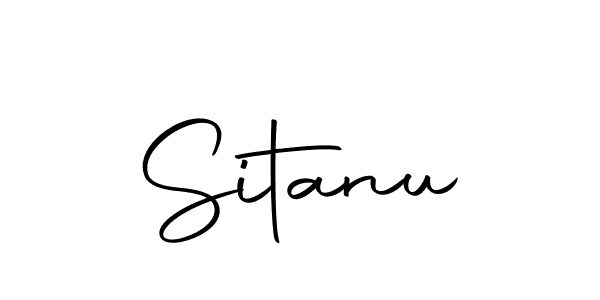 Design your own signature with our free online signature maker. With this signature software, you can create a handwritten (Autography-DOLnW) signature for name Sitanu. Sitanu signature style 10 images and pictures png