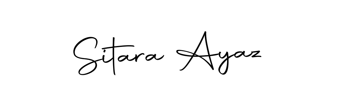 Use a signature maker to create a handwritten signature online. With this signature software, you can design (Autography-DOLnW) your own signature for name Sitara Ayaz. Sitara Ayaz signature style 10 images and pictures png