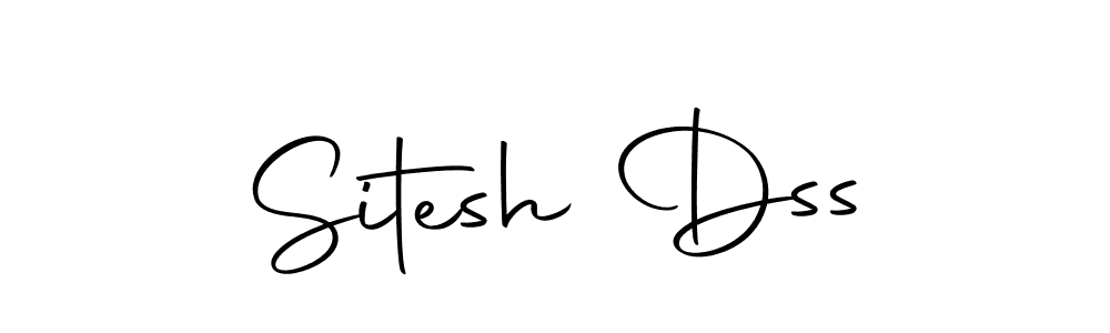 How to make Sitesh Dss signature? Autography-DOLnW is a professional autograph style. Create handwritten signature for Sitesh Dss name. Sitesh Dss signature style 10 images and pictures png