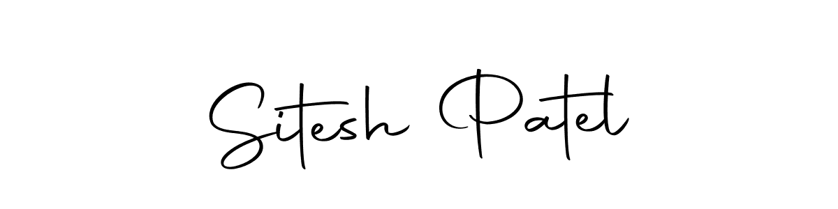 Sitesh Patel stylish signature style. Best Handwritten Sign (Autography-DOLnW) for my name. Handwritten Signature Collection Ideas for my name Sitesh Patel. Sitesh Patel signature style 10 images and pictures png