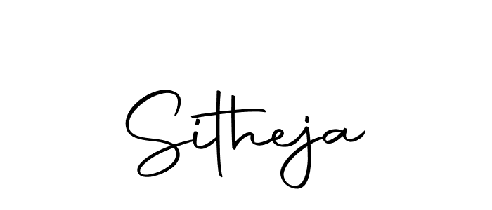 How to make Sitheja name signature. Use Autography-DOLnW style for creating short signs online. This is the latest handwritten sign. Sitheja signature style 10 images and pictures png