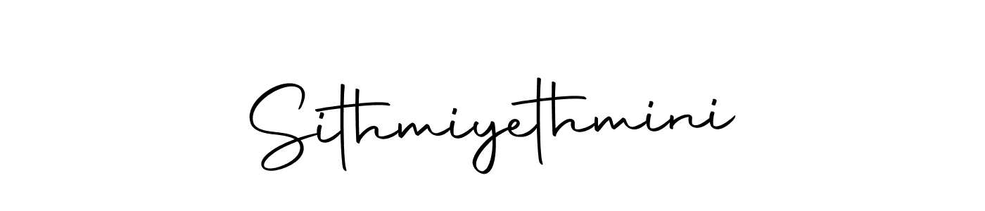 Create a beautiful signature design for name Sithmiyethmini. With this signature (Autography-DOLnW) fonts, you can make a handwritten signature for free. Sithmiyethmini signature style 10 images and pictures png