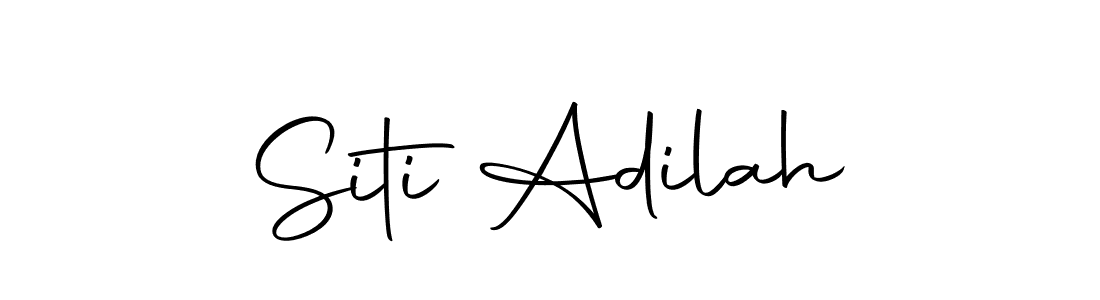 Make a beautiful signature design for name Siti Adilah. With this signature (Autography-DOLnW) style, you can create a handwritten signature for free. Siti Adilah signature style 10 images and pictures png