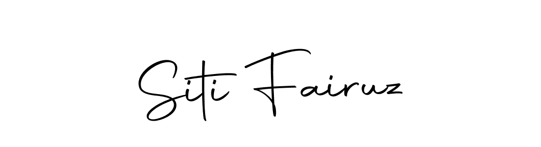 The best way (Autography-DOLnW) to make a short signature is to pick only two or three words in your name. The name Siti Fairuz include a total of six letters. For converting this name. Siti Fairuz signature style 10 images and pictures png