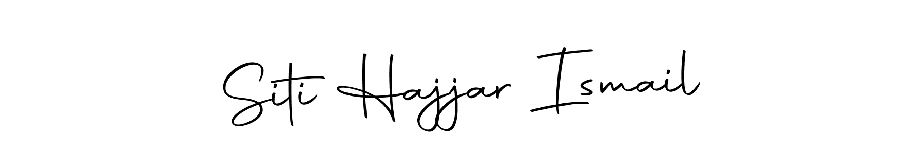 How to make Siti Hajjar Ismail signature? Autography-DOLnW is a professional autograph style. Create handwritten signature for Siti Hajjar Ismail name. Siti Hajjar Ismail signature style 10 images and pictures png