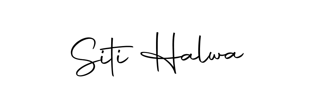 You should practise on your own different ways (Autography-DOLnW) to write your name (Siti Halwa) in signature. don't let someone else do it for you. Siti Halwa signature style 10 images and pictures png