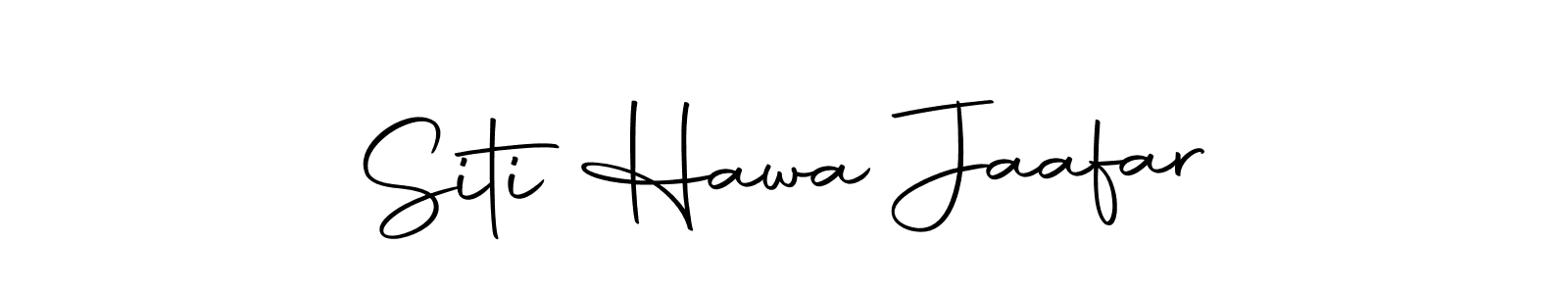 Siti Hawa Jaafar stylish signature style. Best Handwritten Sign (Autography-DOLnW) for my name. Handwritten Signature Collection Ideas for my name Siti Hawa Jaafar. Siti Hawa Jaafar signature style 10 images and pictures png