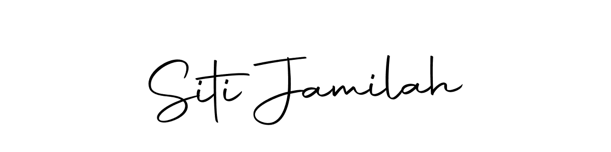 Also You can easily find your signature by using the search form. We will create Siti Jamilah name handwritten signature images for you free of cost using Autography-DOLnW sign style. Siti Jamilah signature style 10 images and pictures png