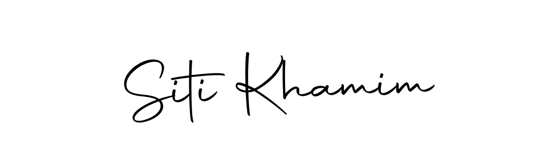 Similarly Autography-DOLnW is the best handwritten signature design. Signature creator online .You can use it as an online autograph creator for name Siti Khamim. Siti Khamim signature style 10 images and pictures png