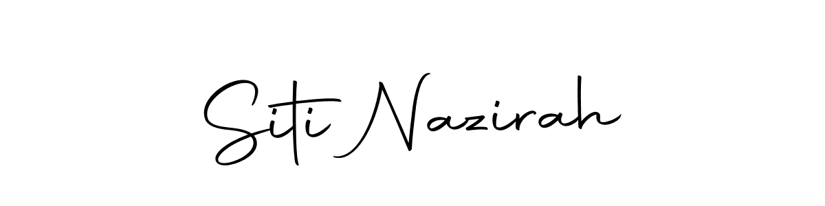 Also You can easily find your signature by using the search form. We will create Siti Nazirah name handwritten signature images for you free of cost using Autography-DOLnW sign style. Siti Nazirah signature style 10 images and pictures png