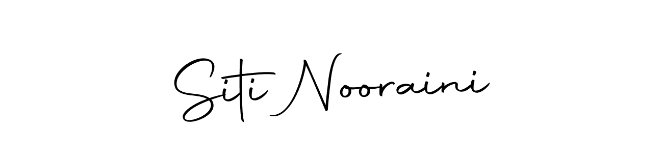 The best way (Autography-DOLnW) to make a short signature is to pick only two or three words in your name. The name Siti Nooraini include a total of six letters. For converting this name. Siti Nooraini signature style 10 images and pictures png