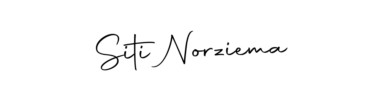 Siti Norziema stylish signature style. Best Handwritten Sign (Autography-DOLnW) for my name. Handwritten Signature Collection Ideas for my name Siti Norziema. Siti Norziema signature style 10 images and pictures png