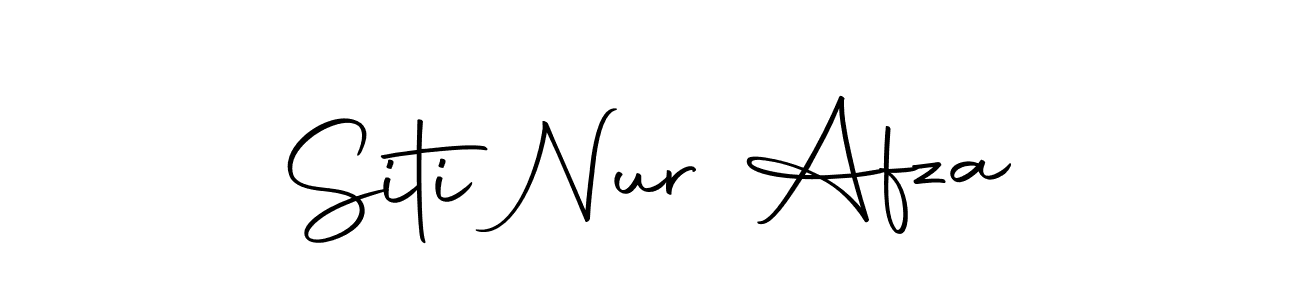 How to make Siti Nur Afza signature? Autography-DOLnW is a professional autograph style. Create handwritten signature for Siti Nur Afza name. Siti Nur Afza signature style 10 images and pictures png
