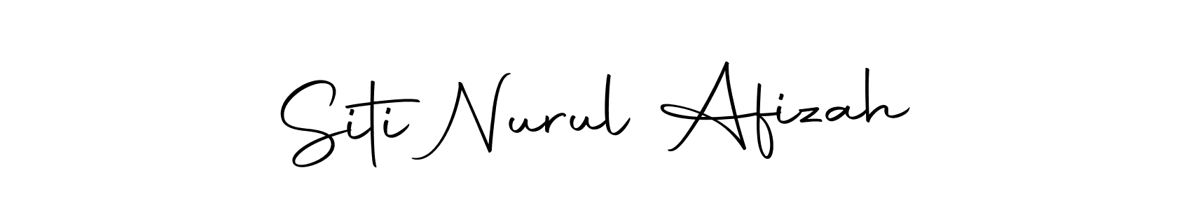 if you are searching for the best signature style for your name Siti Nurul Afizah. so please give up your signature search. here we have designed multiple signature styles  using Autography-DOLnW. Siti Nurul Afizah signature style 10 images and pictures png