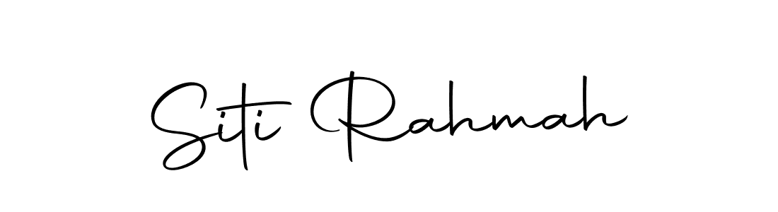 You can use this online signature creator to create a handwritten signature for the name Siti Rahmah. This is the best online autograph maker. Siti Rahmah signature style 10 images and pictures png