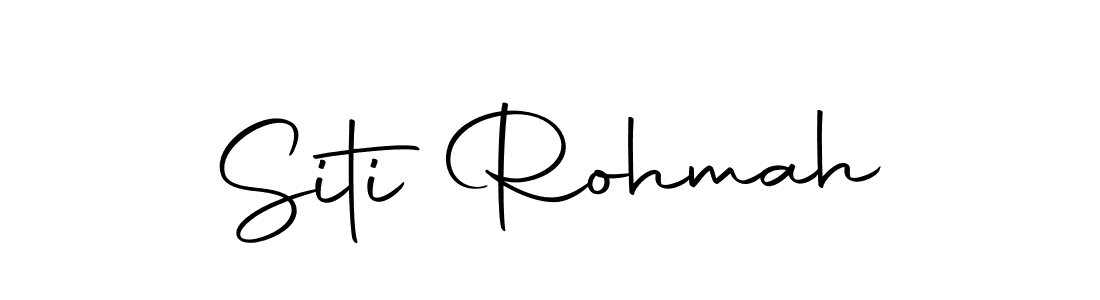 Make a short Siti Rohmah signature style. Manage your documents anywhere anytime using Autography-DOLnW. Create and add eSignatures, submit forms, share and send files easily. Siti Rohmah signature style 10 images and pictures png