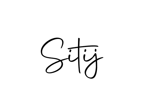 Make a beautiful signature design for name Sitij. Use this online signature maker to create a handwritten signature for free. Sitij signature style 10 images and pictures png