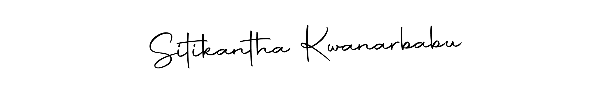 Autography-DOLnW is a professional signature style that is perfect for those who want to add a touch of class to their signature. It is also a great choice for those who want to make their signature more unique. Get Sitikantha Kwanarbabu name to fancy signature for free. Sitikantha Kwanarbabu signature style 10 images and pictures png