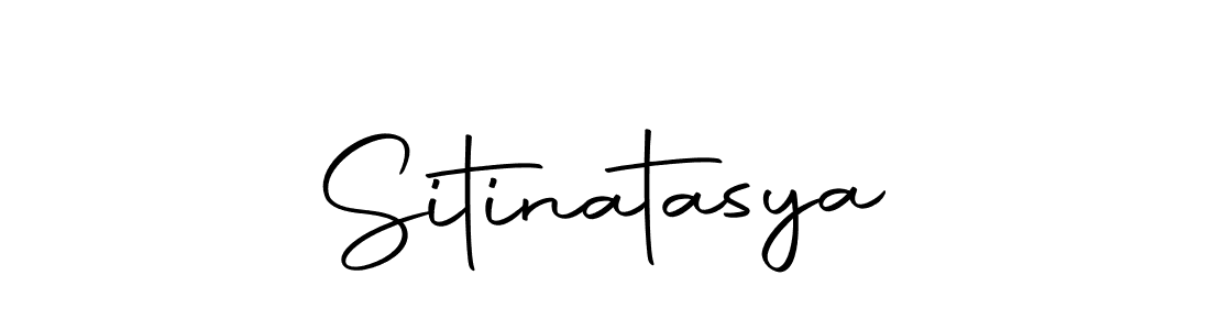 Make a beautiful signature design for name Sitinatasya. With this signature (Autography-DOLnW) style, you can create a handwritten signature for free. Sitinatasya signature style 10 images and pictures png