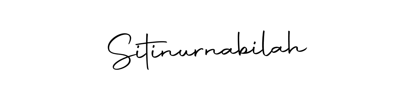 How to Draw Sitinurnabilah signature style? Autography-DOLnW is a latest design signature styles for name Sitinurnabilah. Sitinurnabilah signature style 10 images and pictures png