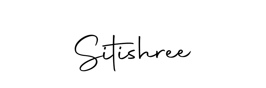 How to make Sitishree signature? Autography-DOLnW is a professional autograph style. Create handwritten signature for Sitishree name. Sitishree signature style 10 images and pictures png