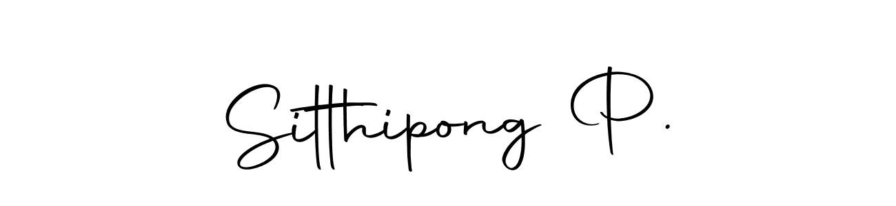 Use a signature maker to create a handwritten signature online. With this signature software, you can design (Autography-DOLnW) your own signature for name Sitthipong P.. Sitthipong P. signature style 10 images and pictures png