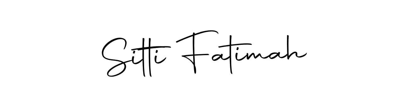 How to make Sitti Fatimah signature? Autography-DOLnW is a professional autograph style. Create handwritten signature for Sitti Fatimah name. Sitti Fatimah signature style 10 images and pictures png