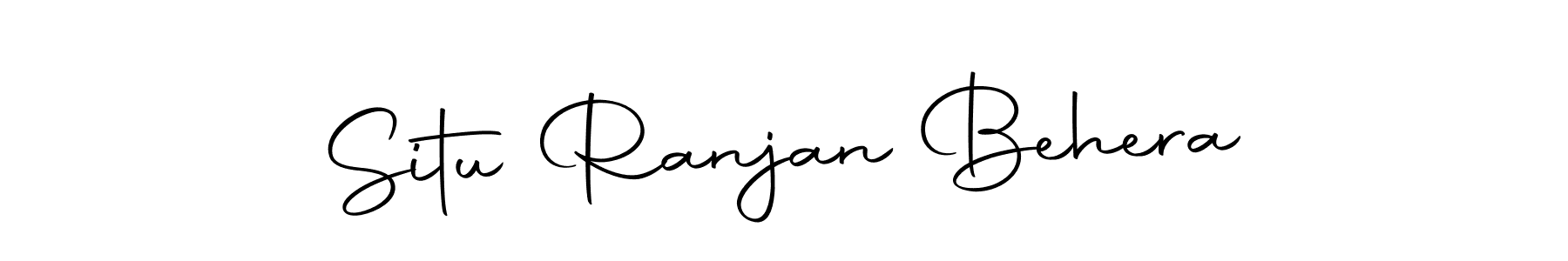 How to make Situ Ranjan Behera name signature. Use Autography-DOLnW style for creating short signs online. This is the latest handwritten sign. Situ Ranjan Behera signature style 10 images and pictures png