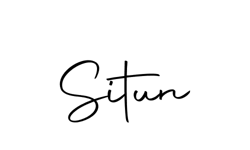 The best way (Autography-DOLnW) to make a short signature is to pick only two or three words in your name. The name Situn include a total of six letters. For converting this name. Situn signature style 10 images and pictures png