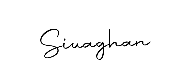 Make a beautiful signature design for name Siuaghan. With this signature (Autography-DOLnW) style, you can create a handwritten signature for free. Siuaghan signature style 10 images and pictures png