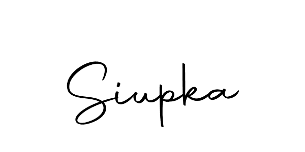 Make a beautiful signature design for name Siupka. Use this online signature maker to create a handwritten signature for free. Siupka signature style 10 images and pictures png
