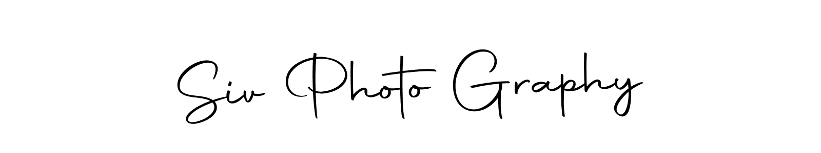 Create a beautiful signature design for name Siv Photo Graphy. With this signature (Autography-DOLnW) fonts, you can make a handwritten signature for free. Siv Photo Graphy signature style 10 images and pictures png