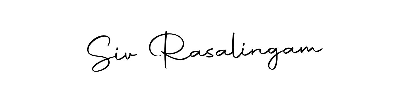 Use a signature maker to create a handwritten signature online. With this signature software, you can design (Autography-DOLnW) your own signature for name Siv Rasalingam. Siv Rasalingam signature style 10 images and pictures png