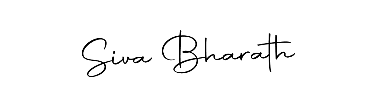 How to make Siva Bharath name signature. Use Autography-DOLnW style for creating short signs online. This is the latest handwritten sign. Siva Bharath signature style 10 images and pictures png