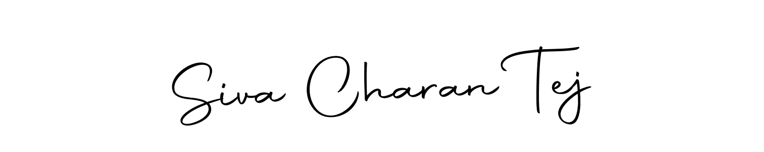 Also we have Siva Charan Tej name is the best signature style. Create professional handwritten signature collection using Autography-DOLnW autograph style. Siva Charan Tej signature style 10 images and pictures png