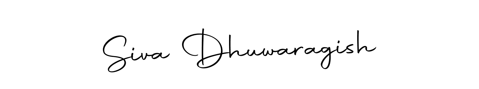 How to make Siva Dhuwaragish name signature. Use Autography-DOLnW style for creating short signs online. This is the latest handwritten sign. Siva Dhuwaragish signature style 10 images and pictures png