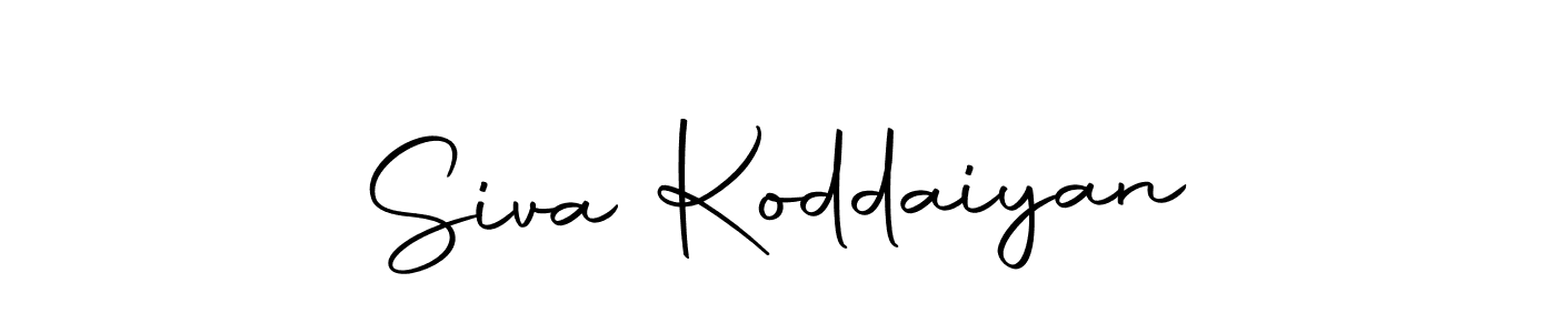 Create a beautiful signature design for name Siva Koddaiyan. With this signature (Autography-DOLnW) fonts, you can make a handwritten signature for free. Siva Koddaiyan signature style 10 images and pictures png