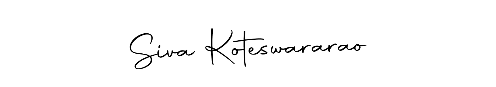 How to make Siva Koteswararao name signature. Use Autography-DOLnW style for creating short signs online. This is the latest handwritten sign. Siva Koteswararao signature style 10 images and pictures png