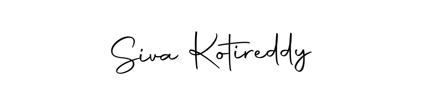 Make a beautiful signature design for name Siva Kotireddy. With this signature (Autography-DOLnW) style, you can create a handwritten signature for free. Siva Kotireddy signature style 10 images and pictures png