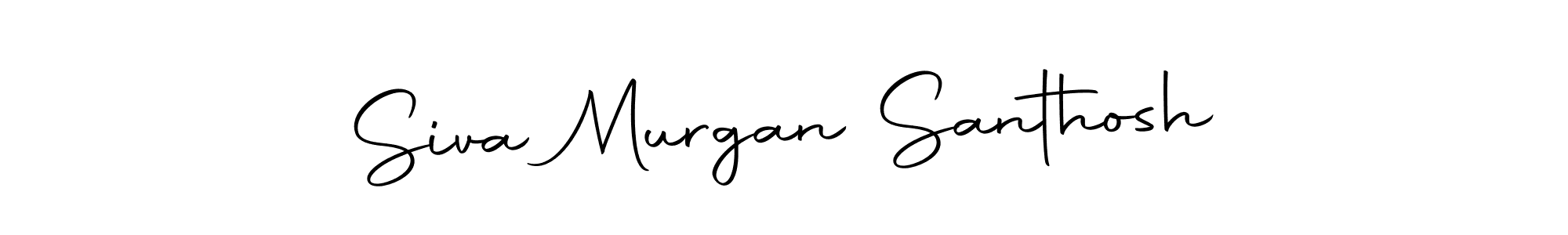 Siva Murgan Santhosh stylish signature style. Best Handwritten Sign (Autography-DOLnW) for my name. Handwritten Signature Collection Ideas for my name Siva Murgan Santhosh. Siva Murgan Santhosh signature style 10 images and pictures png