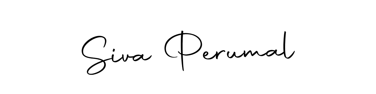 Use a signature maker to create a handwritten signature online. With this signature software, you can design (Autography-DOLnW) your own signature for name Siva Perumal. Siva Perumal signature style 10 images and pictures png