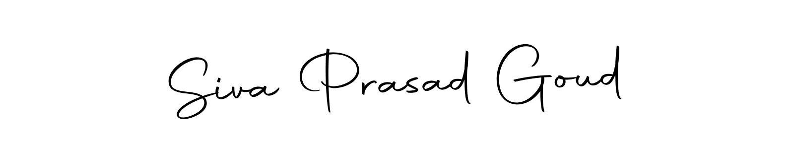Create a beautiful signature design for name Siva Prasad Goud. With this signature (Autography-DOLnW) fonts, you can make a handwritten signature for free. Siva Prasad Goud signature style 10 images and pictures png