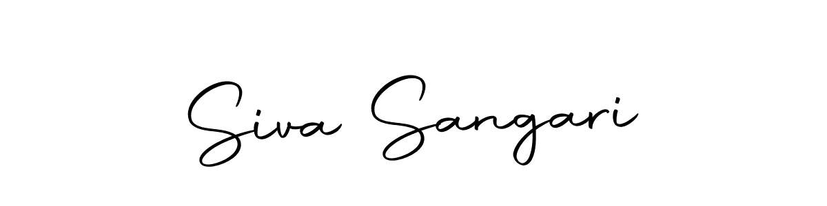 Create a beautiful signature design for name Siva Sangari. With this signature (Autography-DOLnW) fonts, you can make a handwritten signature for free. Siva Sangari signature style 10 images and pictures png