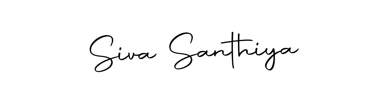 Design your own signature with our free online signature maker. With this signature software, you can create a handwritten (Autography-DOLnW) signature for name Siva Santhiya. Siva Santhiya signature style 10 images and pictures png