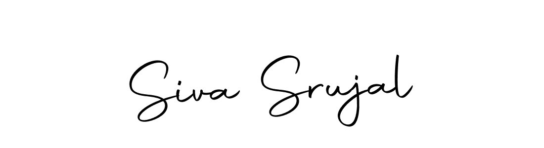 Use a signature maker to create a handwritten signature online. With this signature software, you can design (Autography-DOLnW) your own signature for name Siva Srujal. Siva Srujal signature style 10 images and pictures png