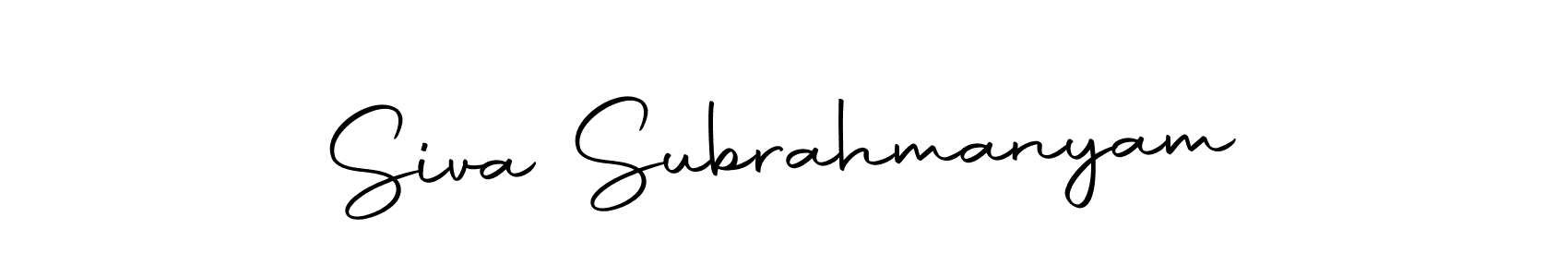 Make a beautiful signature design for name Siva Subrahmanyam. Use this online signature maker to create a handwritten signature for free. Siva Subrahmanyam signature style 10 images and pictures png