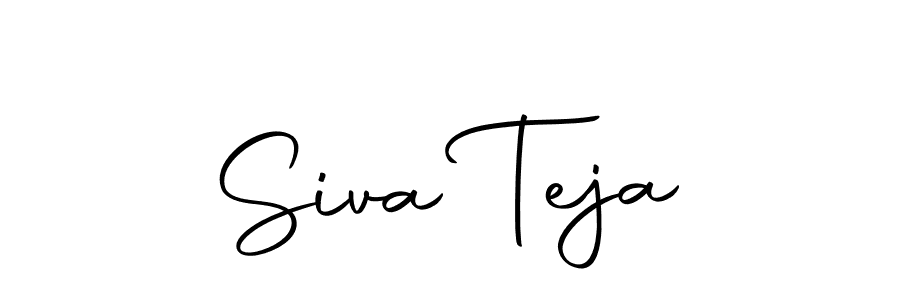 You should practise on your own different ways (Autography-DOLnW) to write your name (Siva Teja) in signature. don't let someone else do it for you. Siva Teja signature style 10 images and pictures png