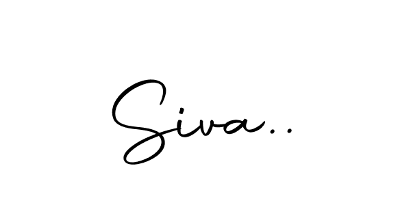 How to make Siva.. name signature. Use Autography-DOLnW style for creating short signs online. This is the latest handwritten sign. Siva.. signature style 10 images and pictures png