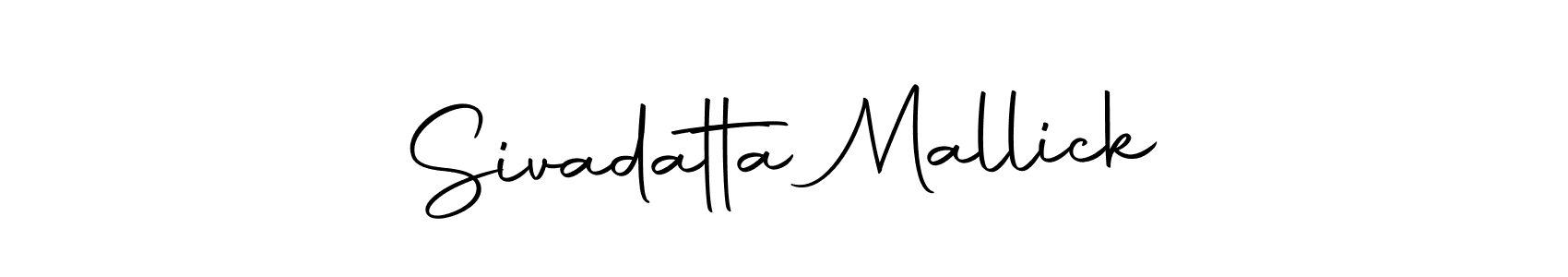 Use a signature maker to create a handwritten signature online. With this signature software, you can design (Autography-DOLnW) your own signature for name Sivadatta Mallick. Sivadatta Mallick signature style 10 images and pictures png