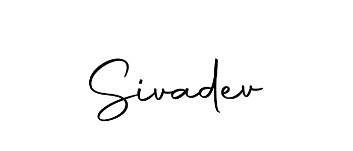 Use a signature maker to create a handwritten signature online. With this signature software, you can design (Autography-DOLnW) your own signature for name Sivadev. Sivadev signature style 10 images and pictures png